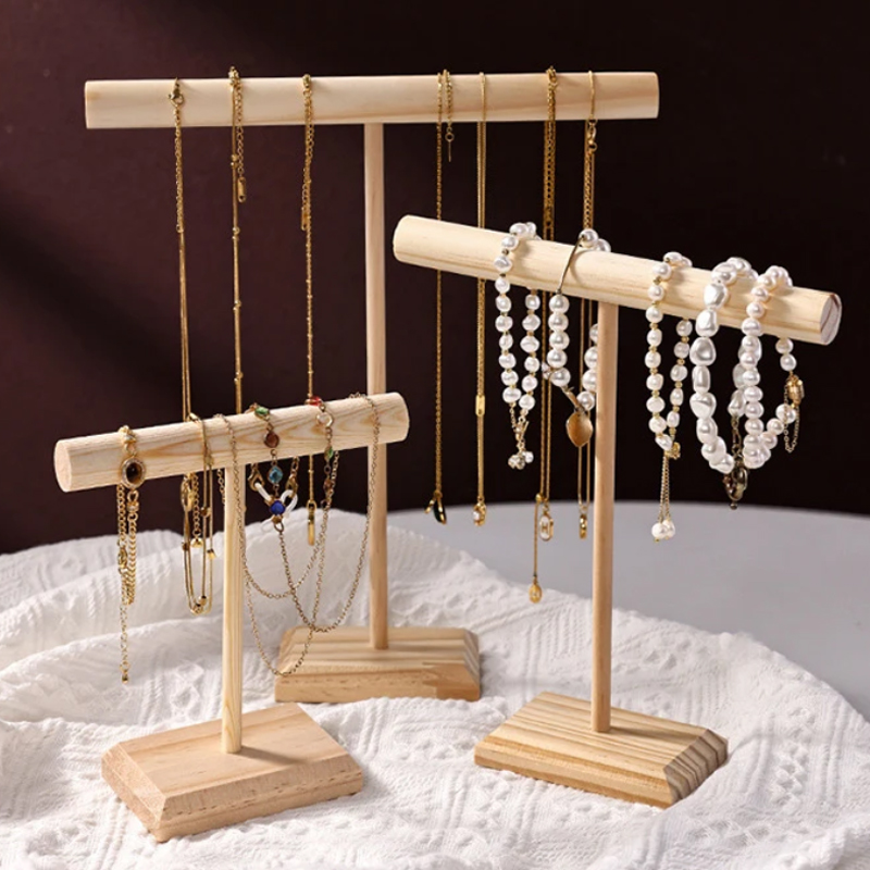Jewelry Stores With Watches - Schmuck Lagerung Display Rack Massivholz Armband