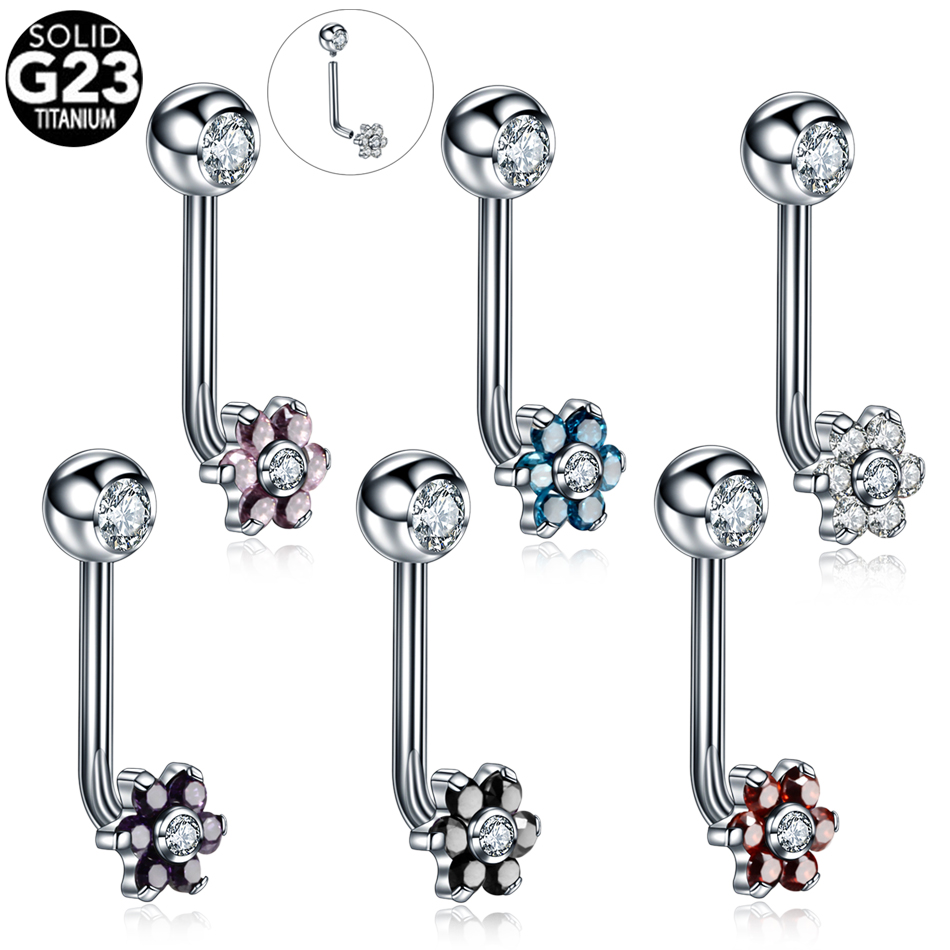 Christina Jewelry & Watches Marguerite Ørestik Forgyldt Sølv - 1PC ASTM F136 Titan Intime Piercing