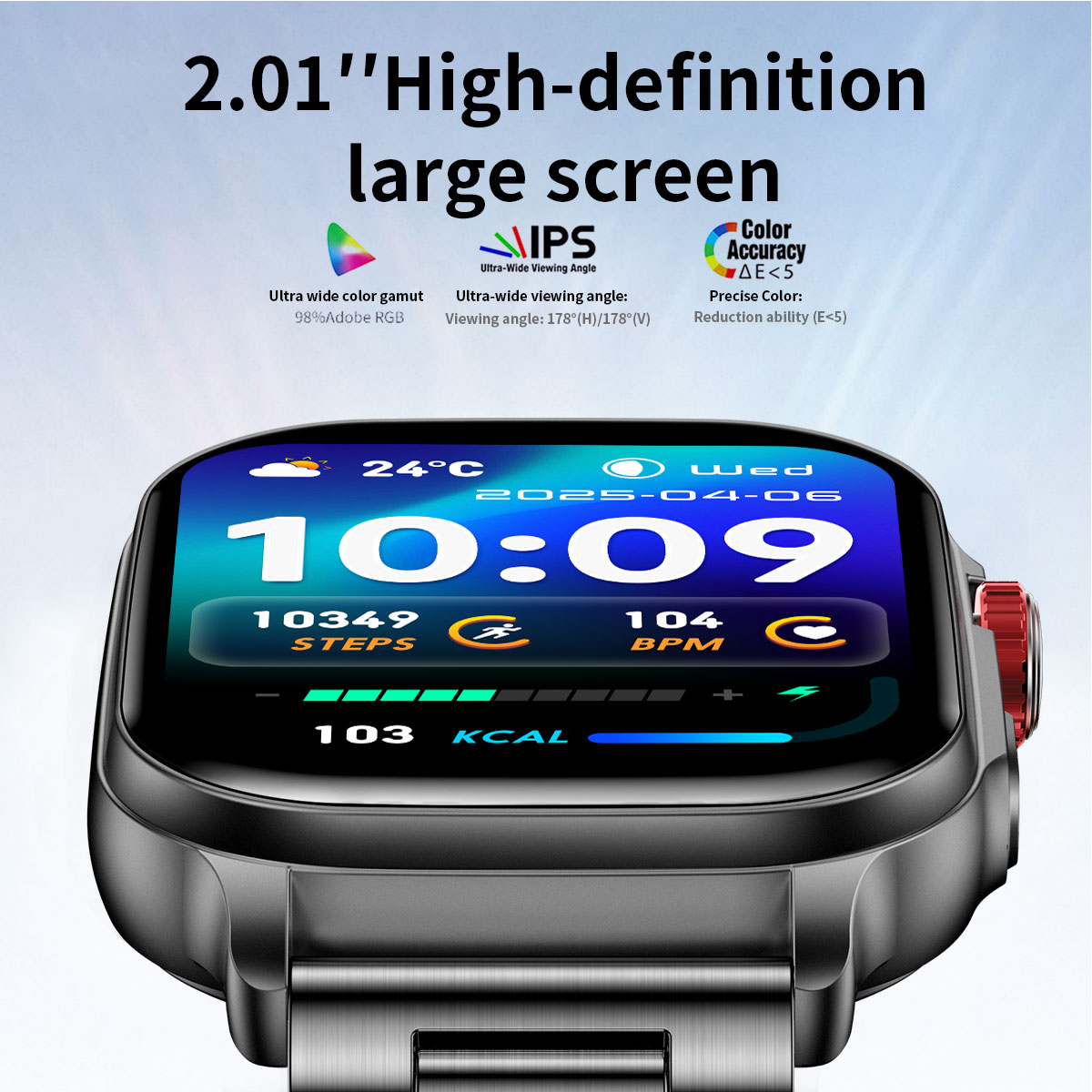 2026 Smartwatch 2,01'' Fitness – Italian Jewelry Watches Bewertung und Preis