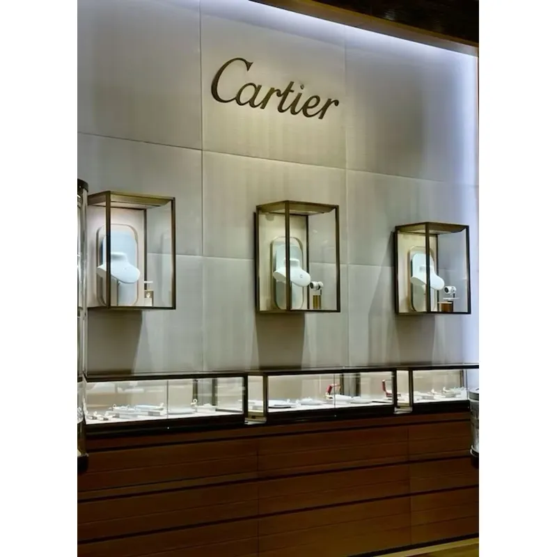 Maßgefertigte weiße wandmontie – Jewelry Stores With Watches Bewertung und Preis