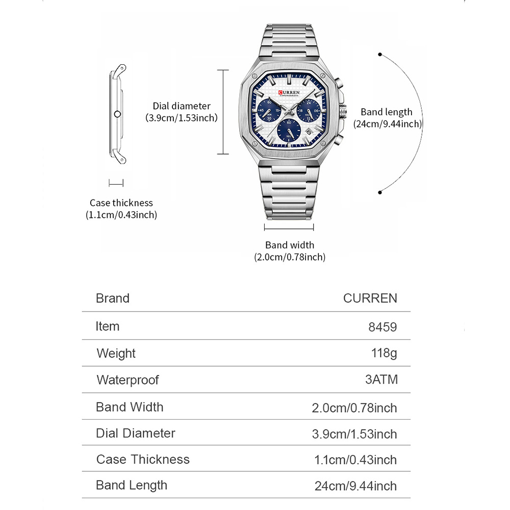 CURREN Casual Vielseitigkeit H – Jewelry Watches Vintage Bewertung und Preis