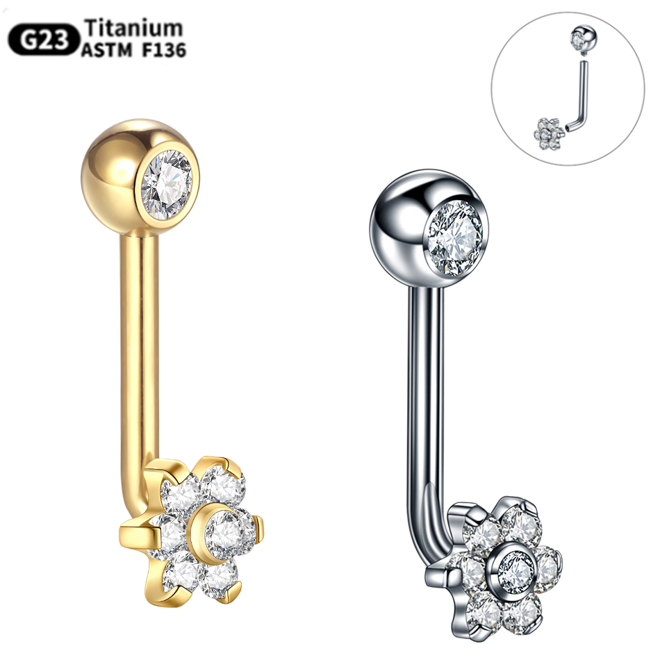 1PC Titan Christina Piercing B – Christina Jewelry & Watches Marguerite Ørestik Forgyldt Sølv Bewertung und Preis