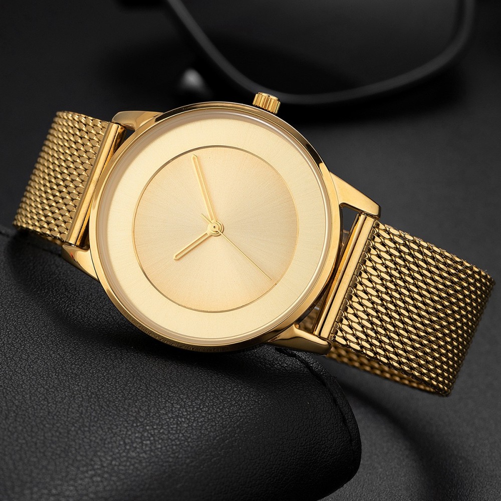 Luxuriöse Goldene Minimalistis – Jewelry Watches For Men Bewertung und Preis