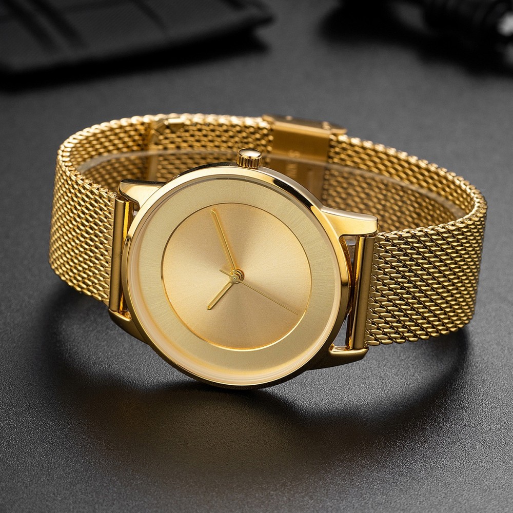 Luxuriöse Goldene Minimalistis – Jewelry Watches For Men Bewertung und Preis