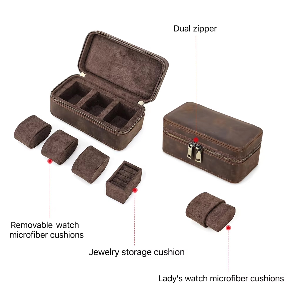 10/8/3/2 Fächer Luxuriöse Echt – Jewelry And Watches Box Bewertung und Preis